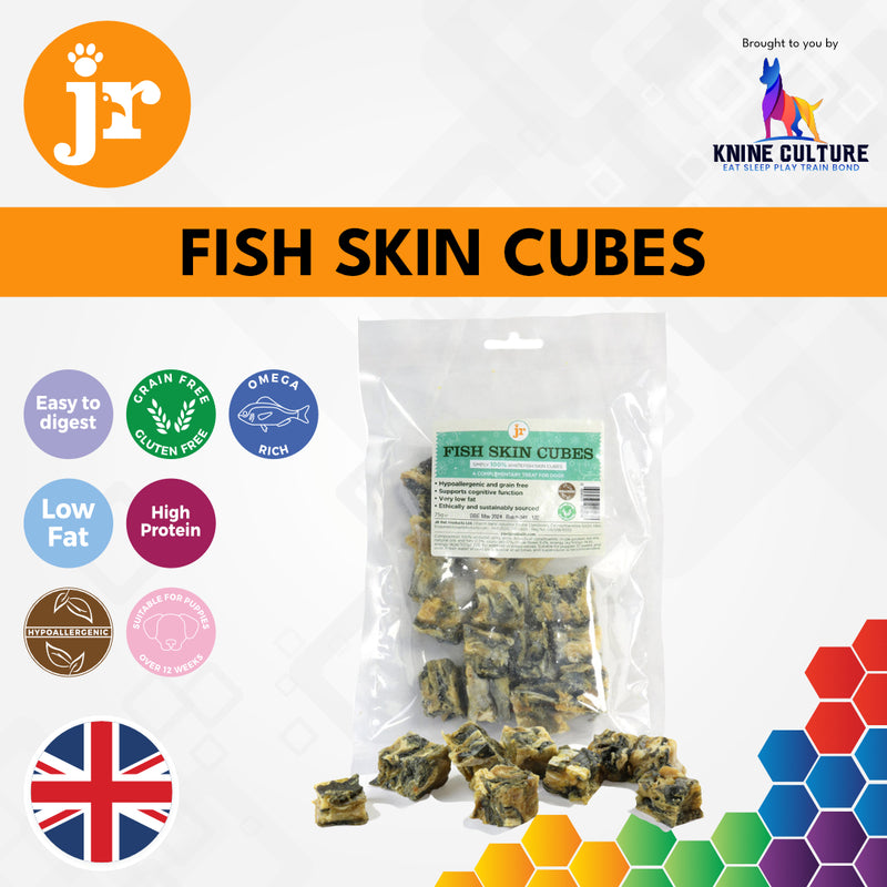 Fish Skin Cubes – 100% Whitefish Skin Cubes