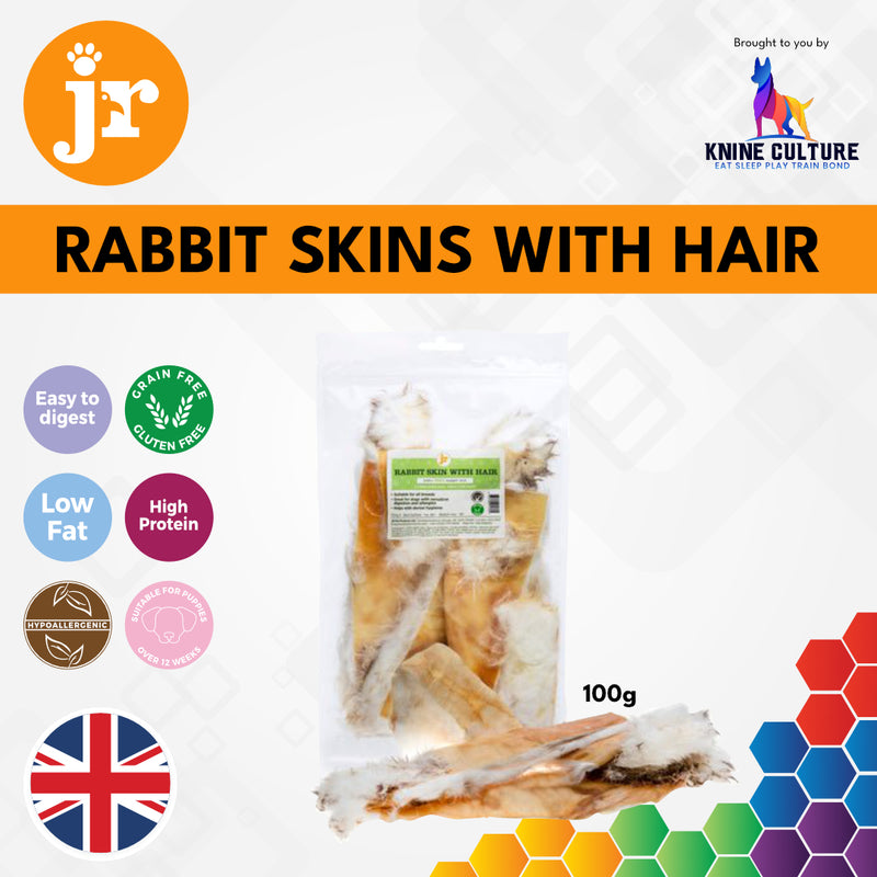 Rabbit Skin with Hair (100g)