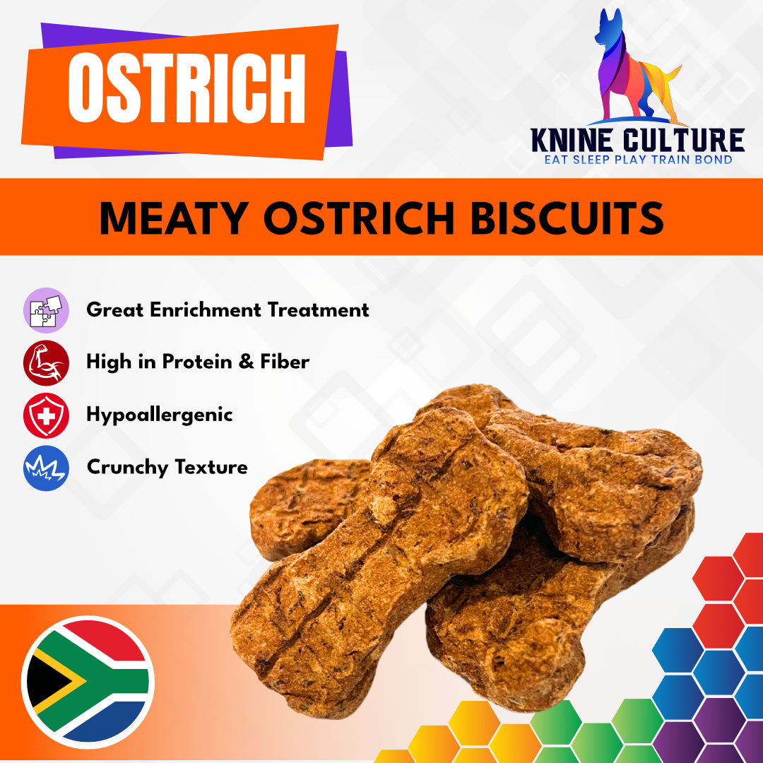 Ostrich Meaty Biscuits