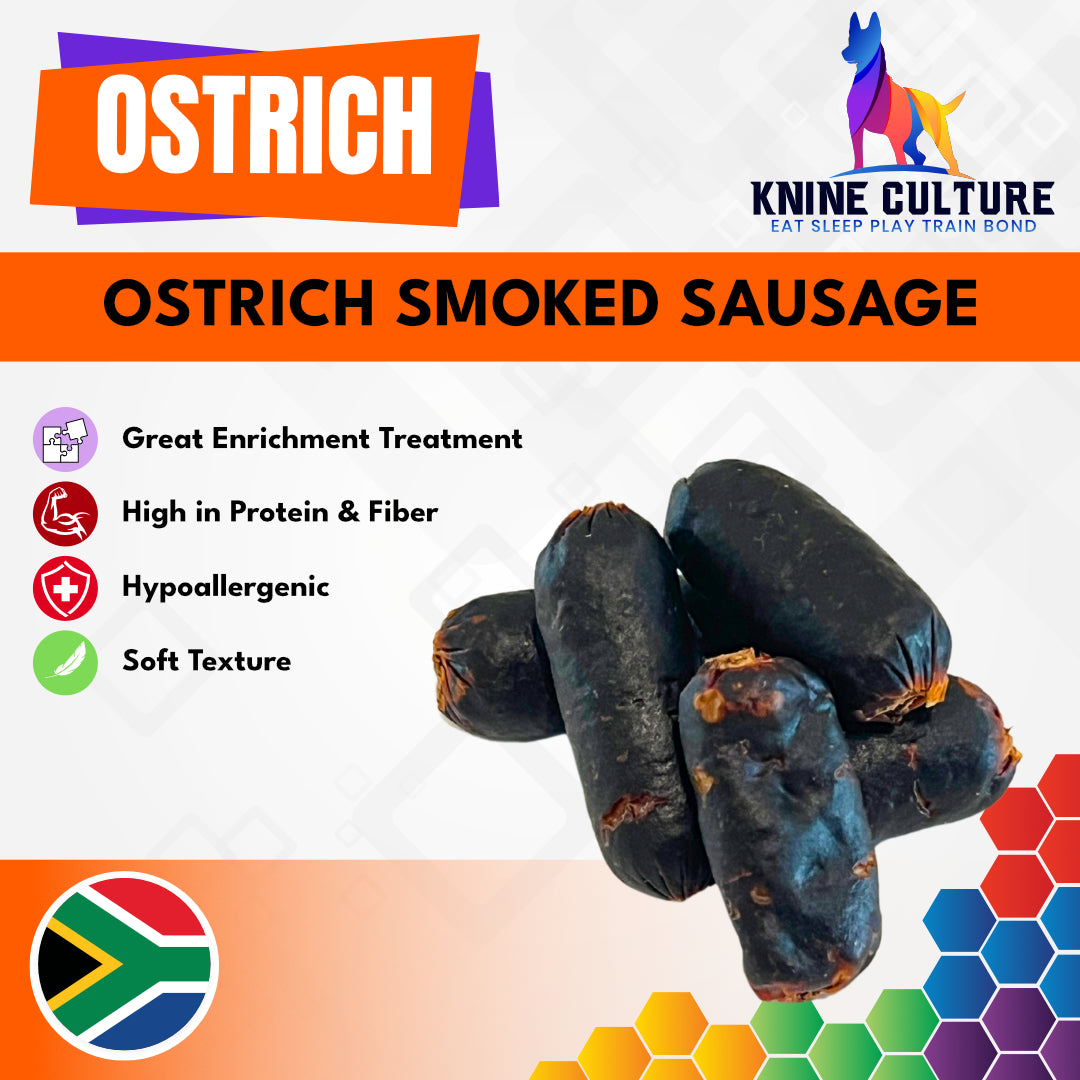 Ostrich Smoked Sausages (100g)