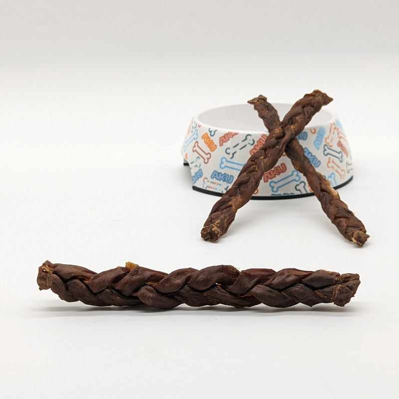 Ostrich Braided Chewy (Offal) (3 Pcs)