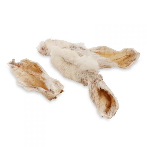 Rabbit Ears with Hair - k9culture JR Pet Products