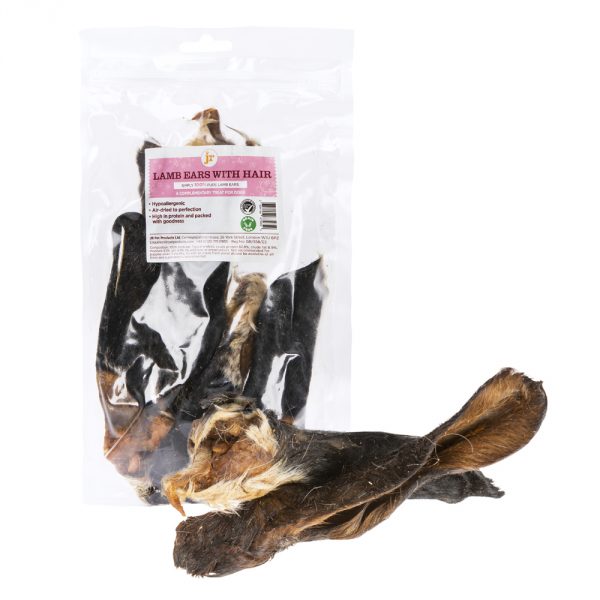 Lamb Ears With Hair 100g - k9culture JR Pet Products